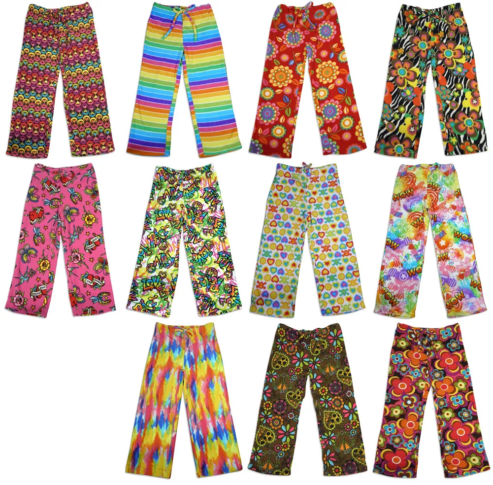Bee Posh Girls Cozy Fleece Pajama Lounge Sleep Pant