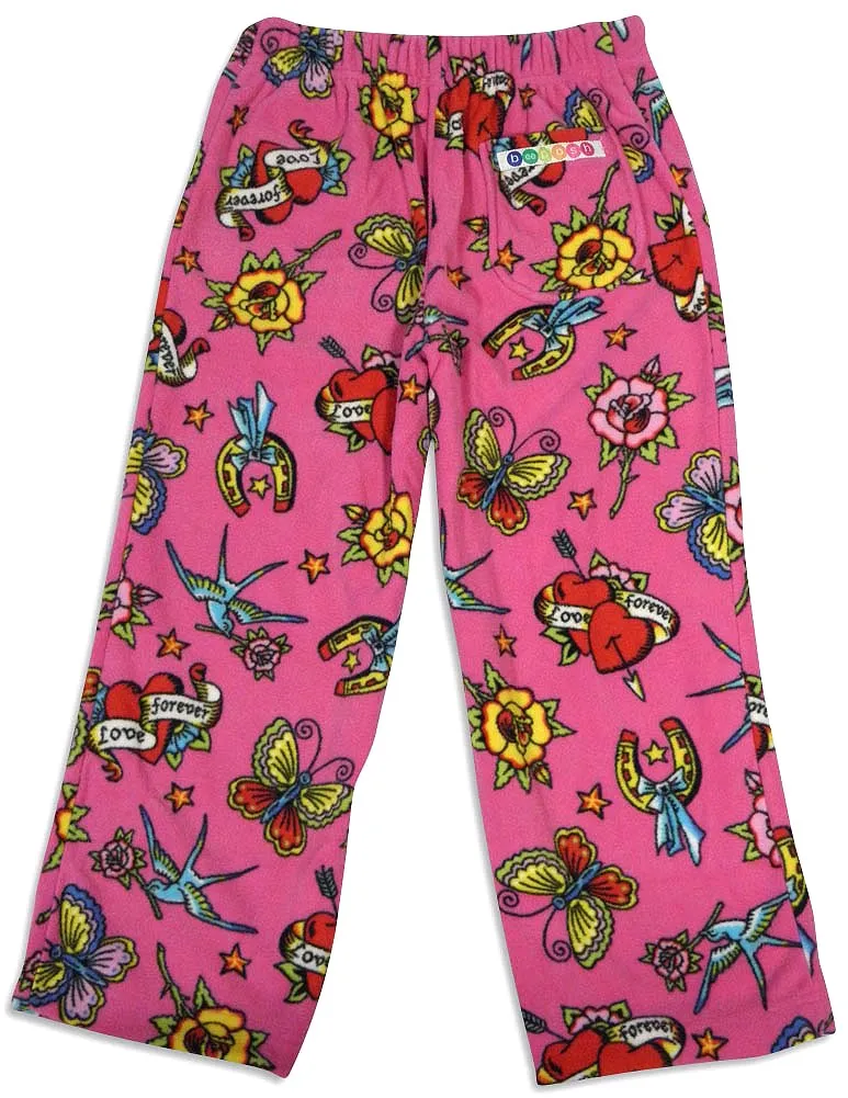 Bee Posh Girls Cozy Fleece Pajama Lounge Sleep Pant