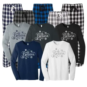 Believe Matching Family Pajamas