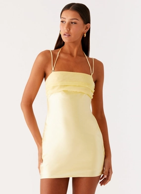 Belize Mini Dress - Lemon Fit Mood