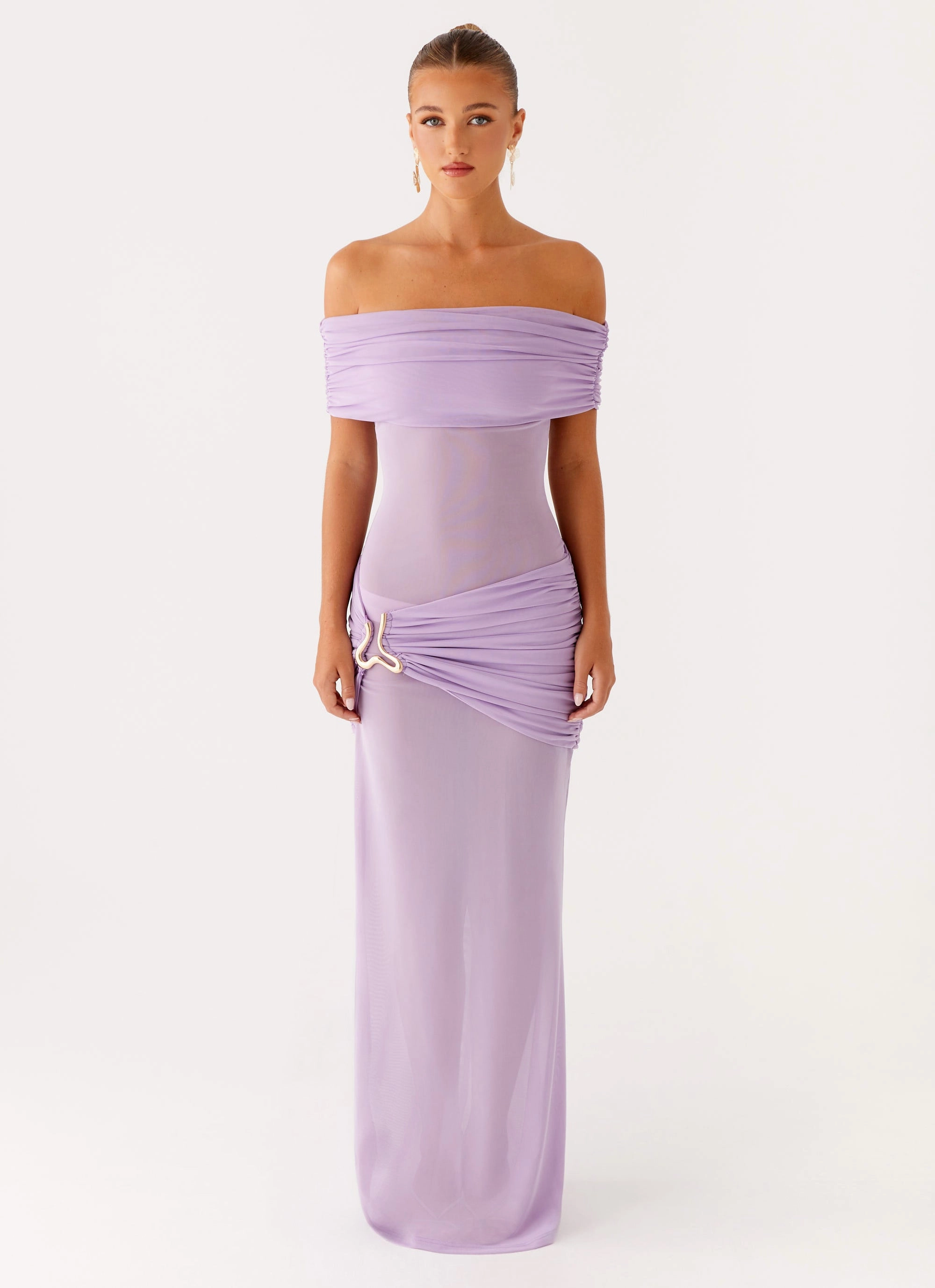 Benji Maxi Dress - Lilac Trendy floral dress