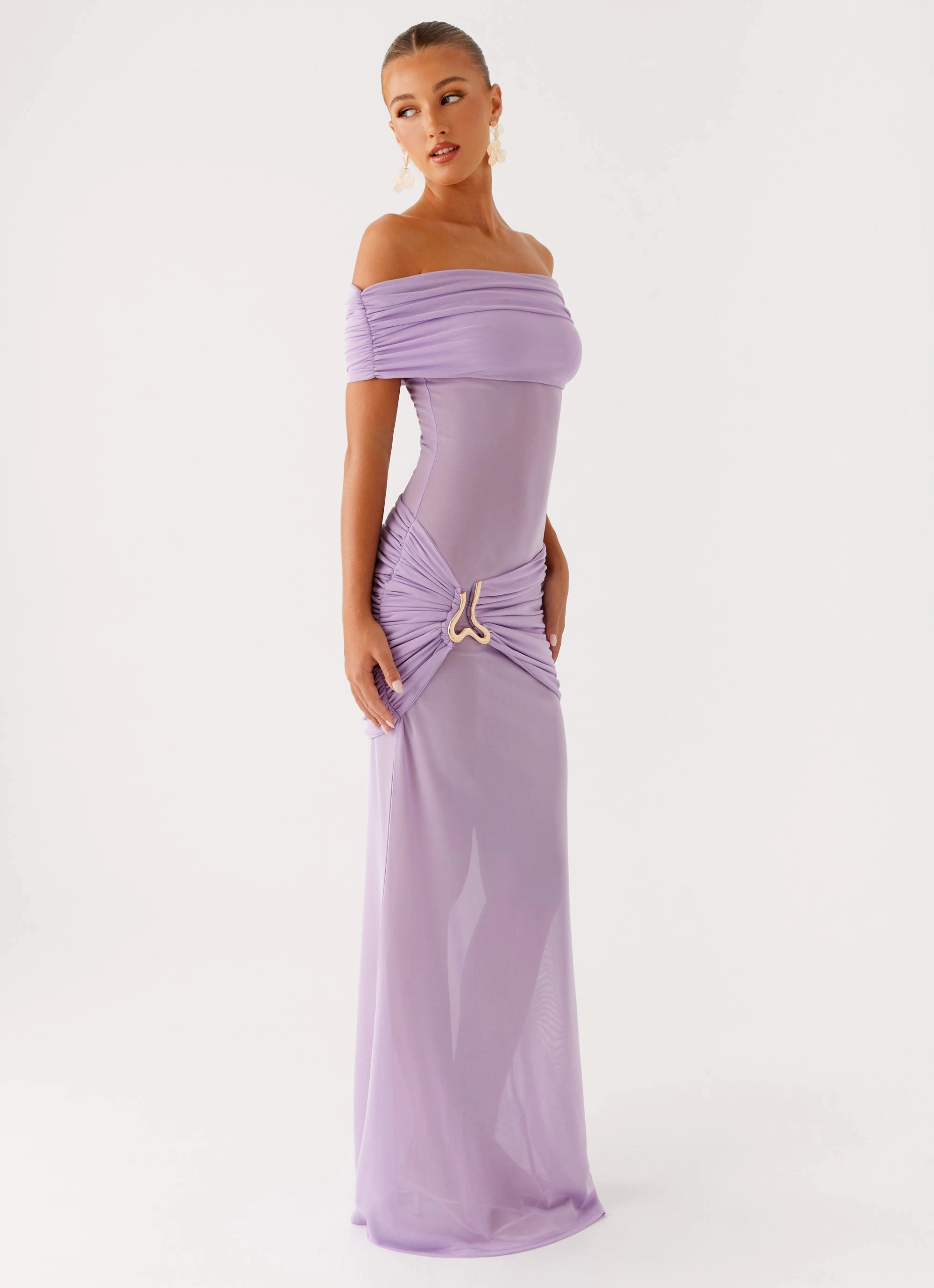 Chic and Stylish Chic Fit Benji Maxi Dress - Lilac