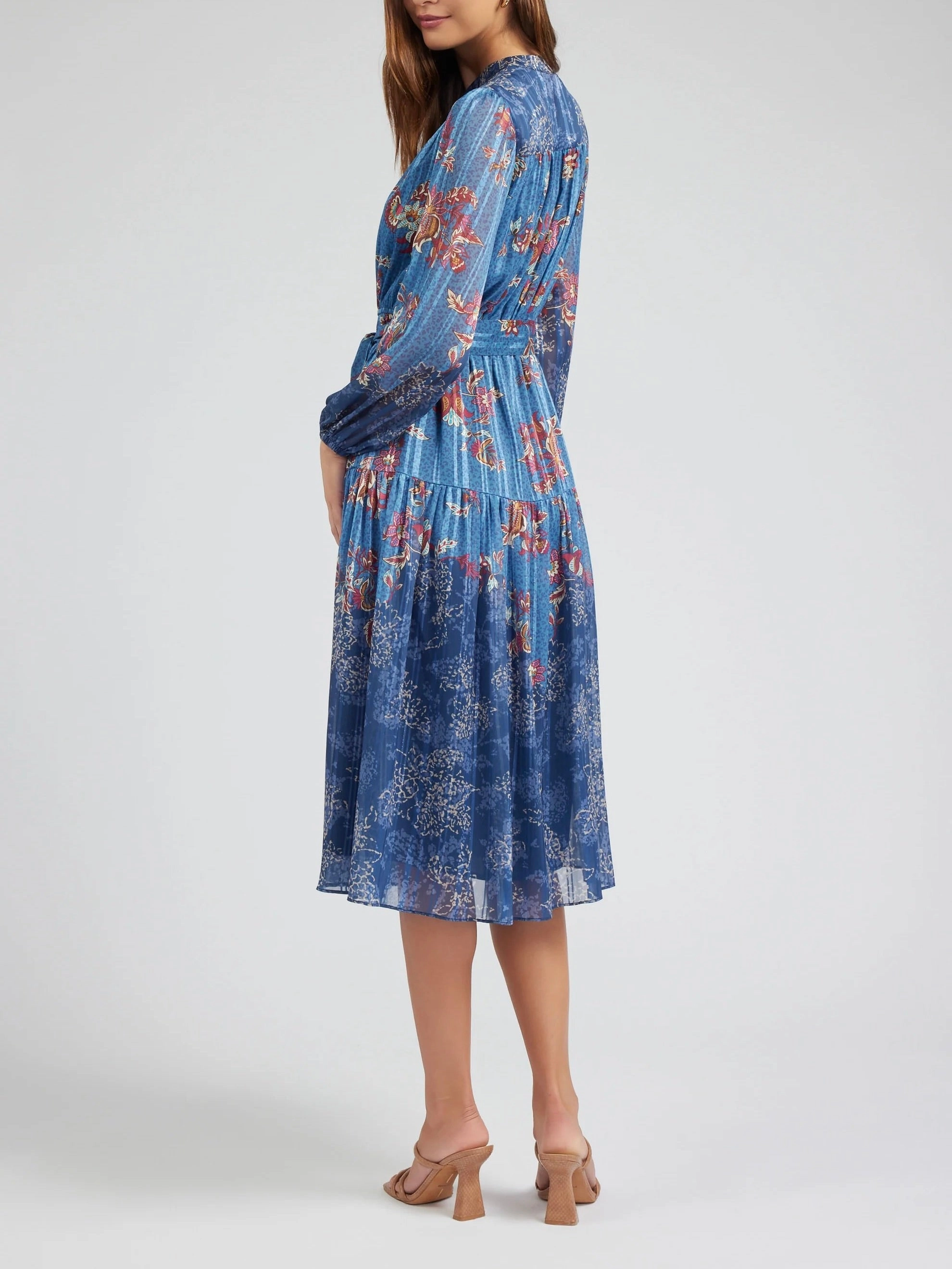 Betsy Floral Dress Collar Accent NonChafeSeams