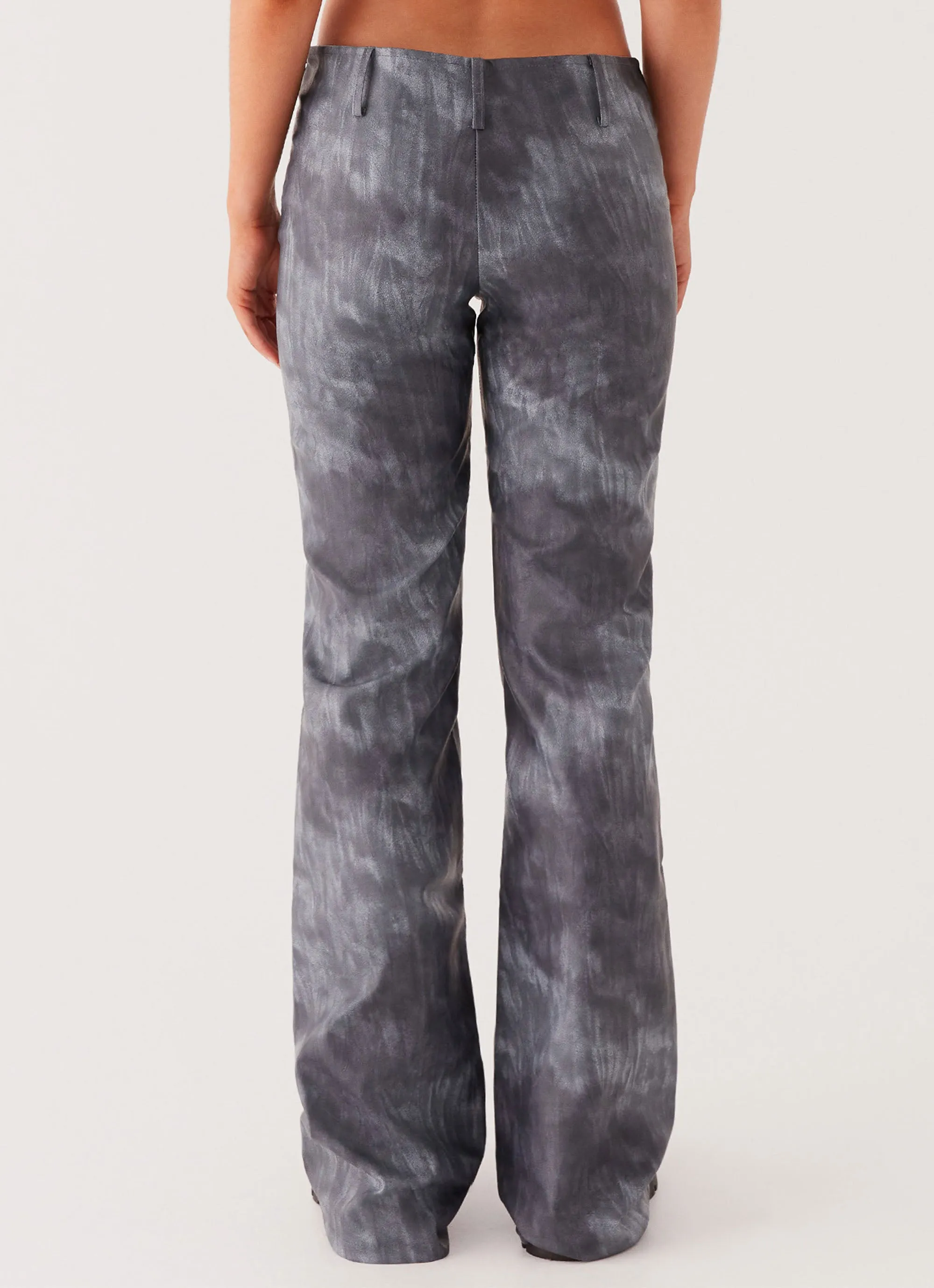 Better When I'm Dancing Lace Up Pants - Graphite Classic Cut