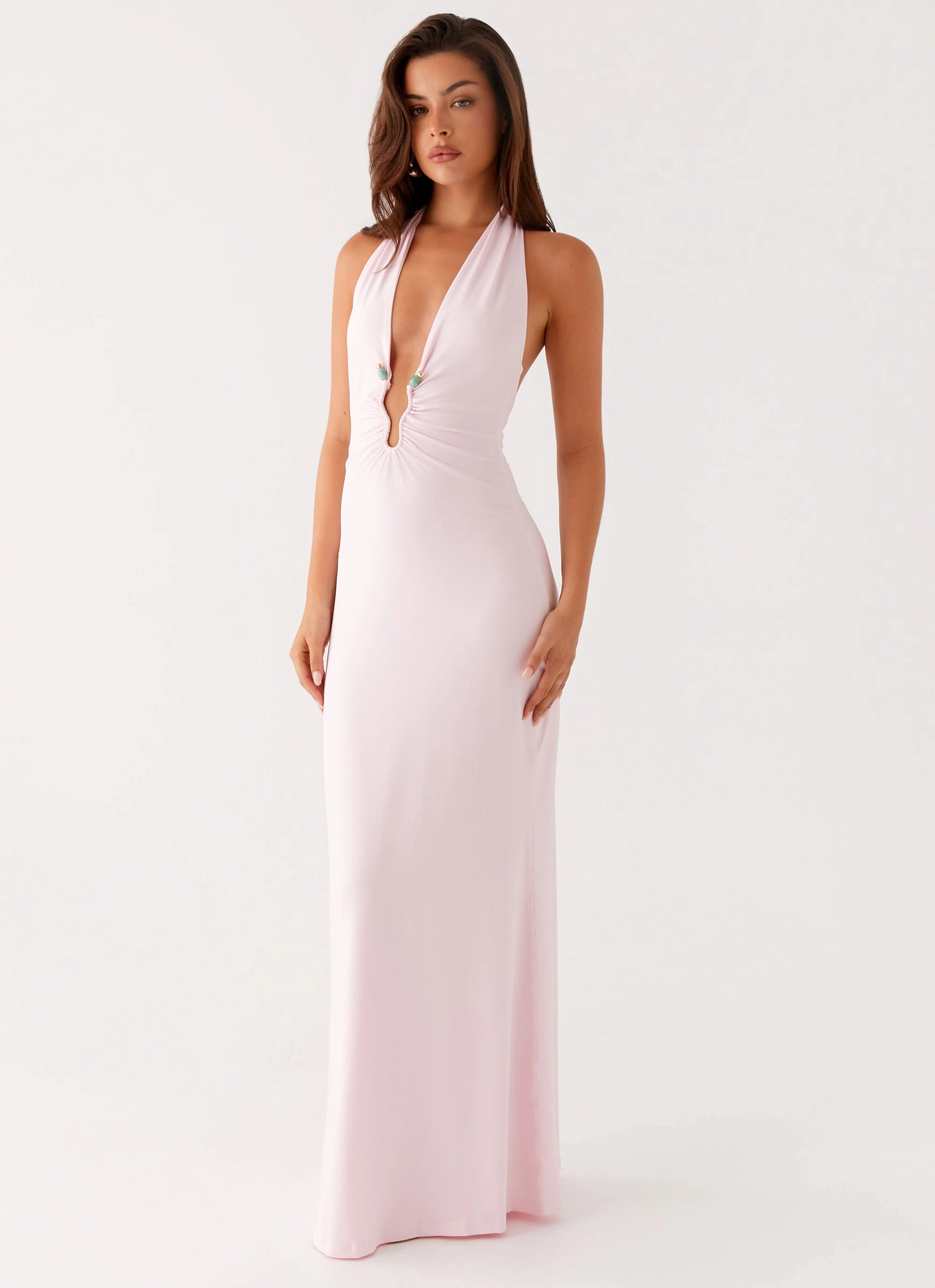 Nicola Maxi Dress - Pink Comfortable and Fashionable