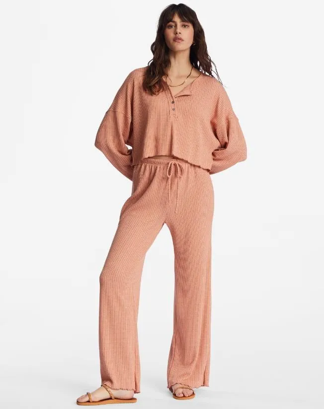 Billabong So Easy Pants-Washed Brick