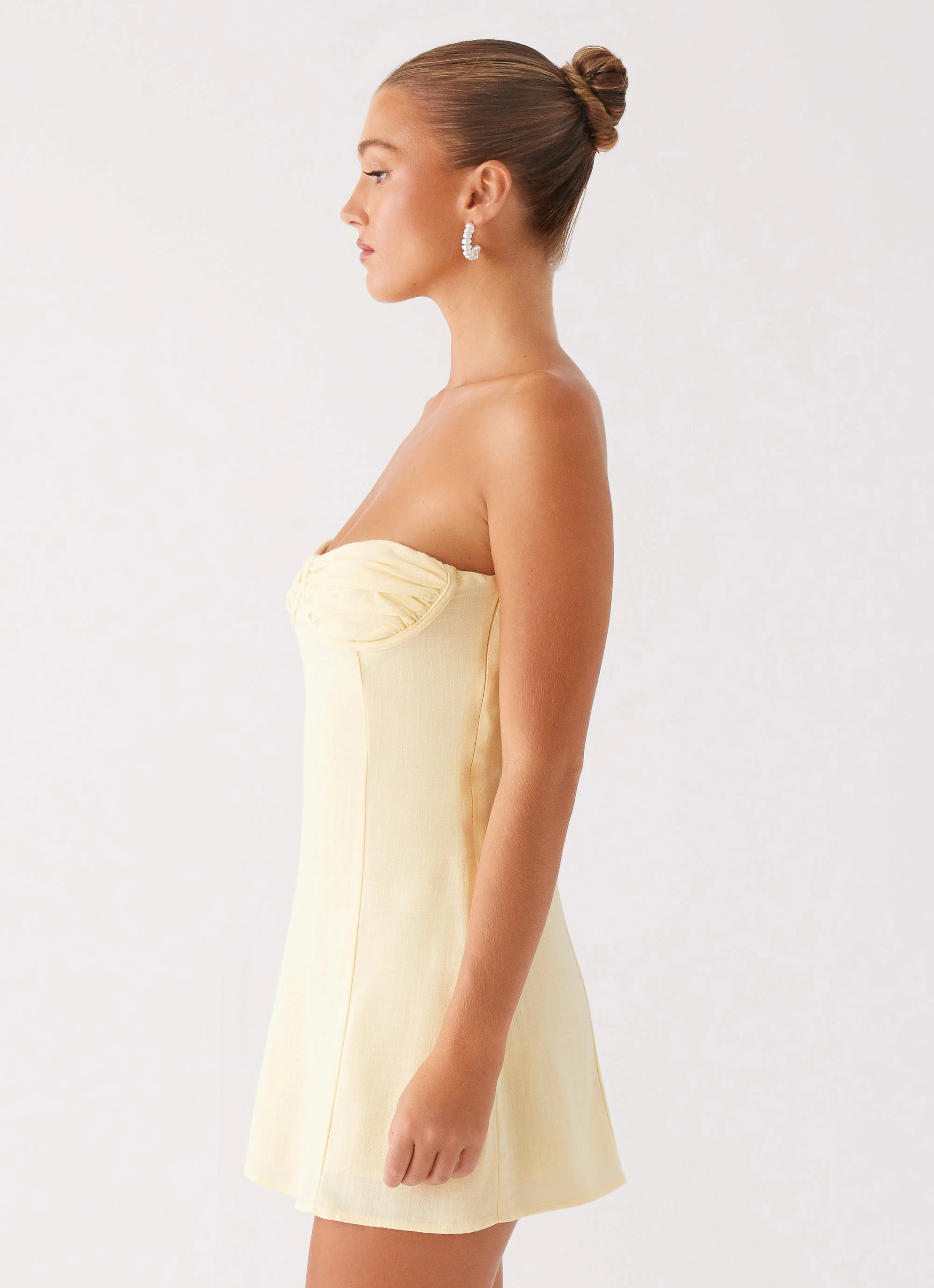 Seasonal Must Have Bindi Mini Dress - Yellow