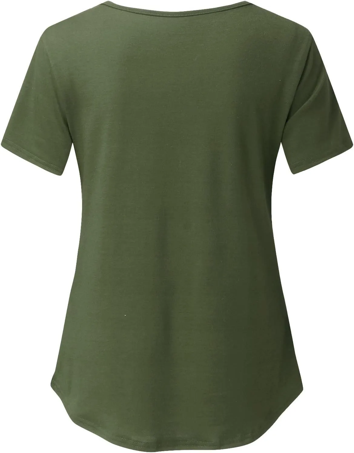 Binmer Women's Maternity Nursing Tops Casual Short Sleeve Breastfeeding Shirts 2 Pack Double Layer Summer Pregnancy Clothes