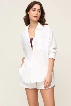AbrasionResistant Surface NonRestrictive Cut The Perfect Linen Top