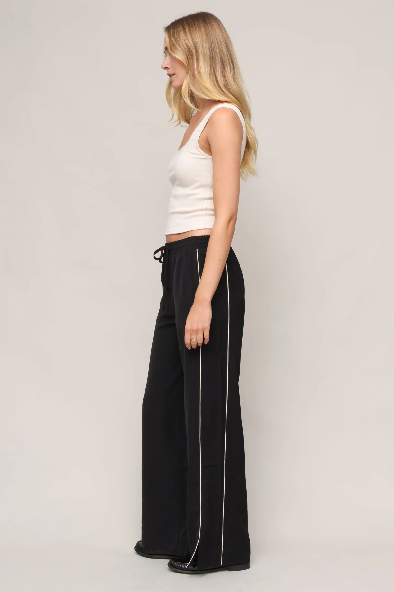 Kaitlyn Lux Rib Binded Tank HygienicCoating FadeResistant Dye