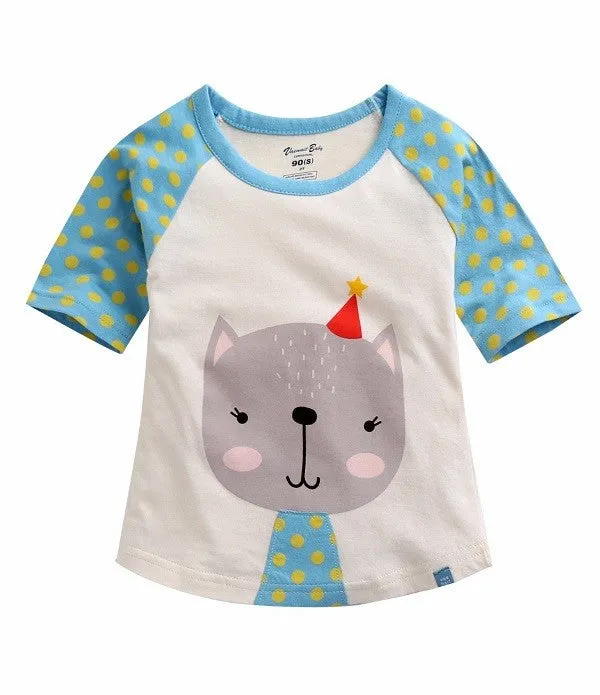 Birthday Cats 3/4 Sleeve Outfits