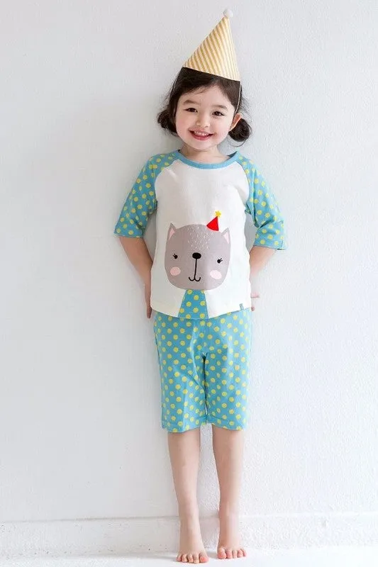 Birthday Cats 3/4 Sleeve Outfits