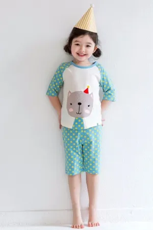 Birthday Cats 3/4 Sleeve Outfits