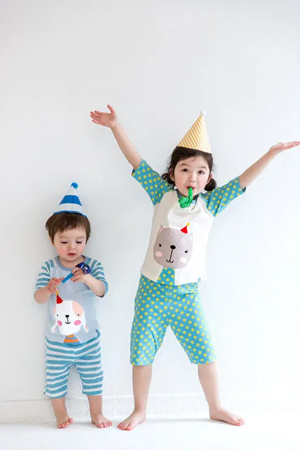 Birthday Cats 3/4 Sleeve Outfits