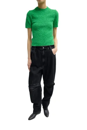 Perfect For Daily Black Denim Lars Convertible Zip Jean
