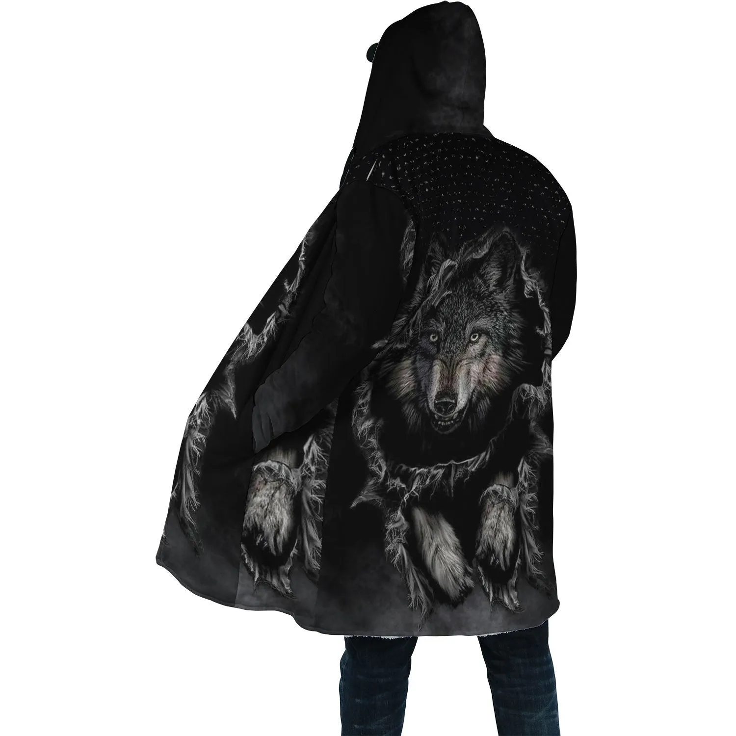 Black Wolf Native  Cloak WCS