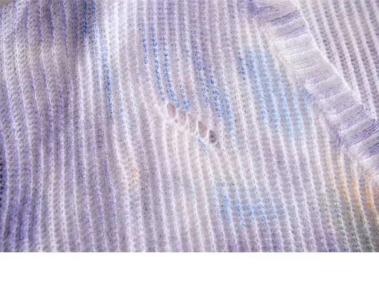 Blackpink Jennie Kim Oversized Pastel Knit Sweater