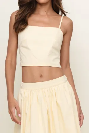 Contoured Side Panels Blair Tie Back Top