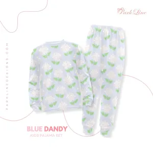 Blue Dandy | Pajama Set for Girls  | Sweet & Comfortable Sleepwear for Kids