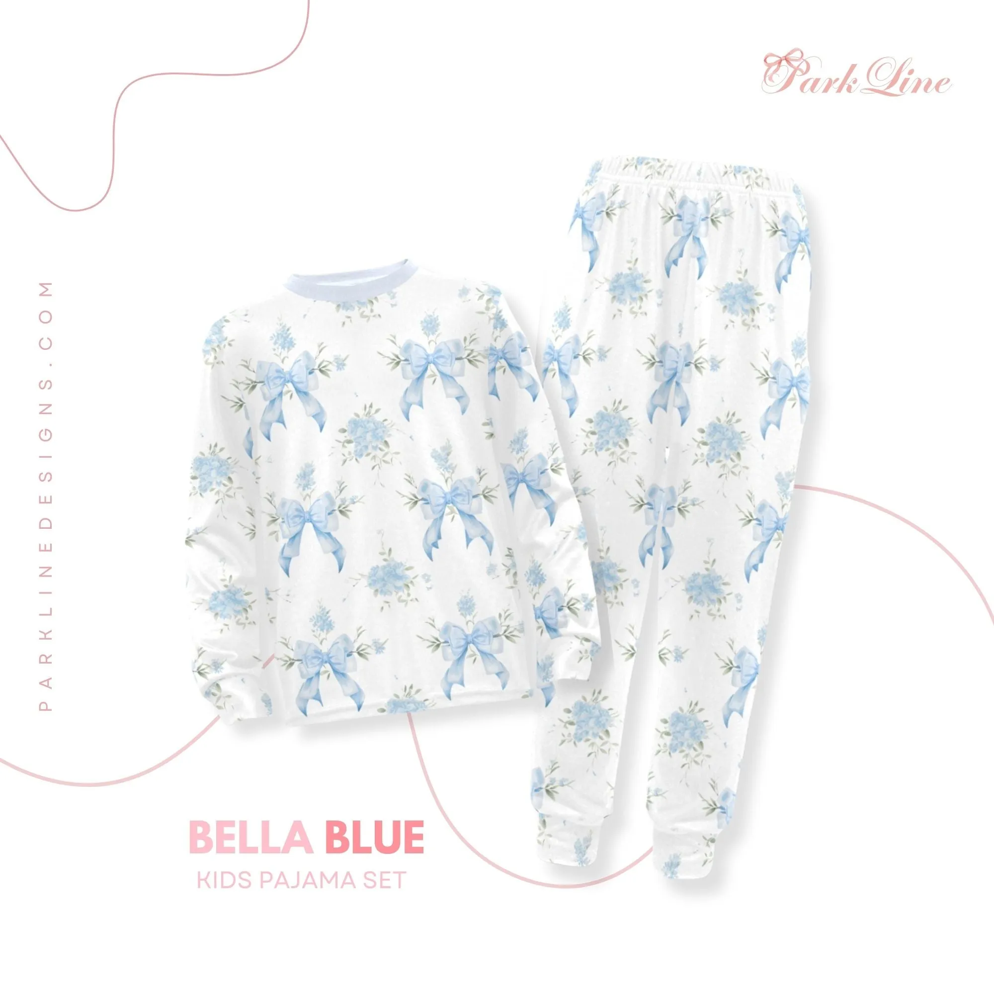 Blue Dandy | Pajama Set for Girls  | Sweet & Comfortable Sleepwear for Kids