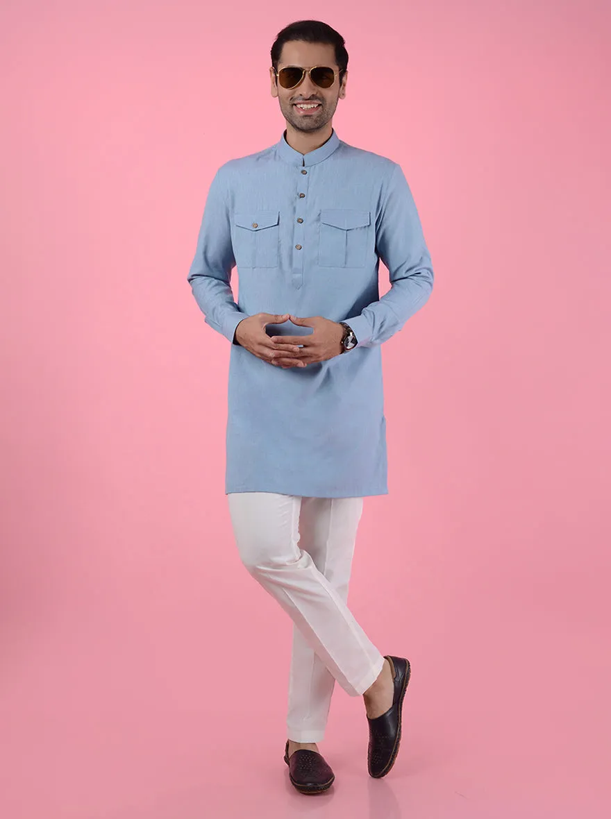 Blue Kurta Pajama | JadeBlue