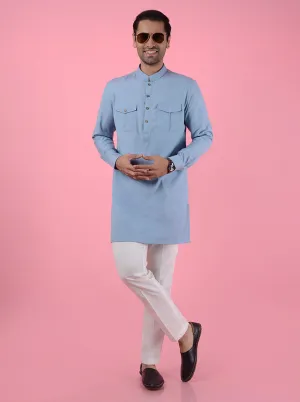 Blue Kurta Pajama | JadeBlue