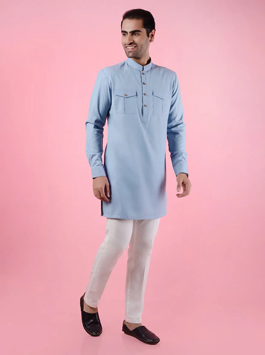 Blue Kurta Pajama | JadeBlue