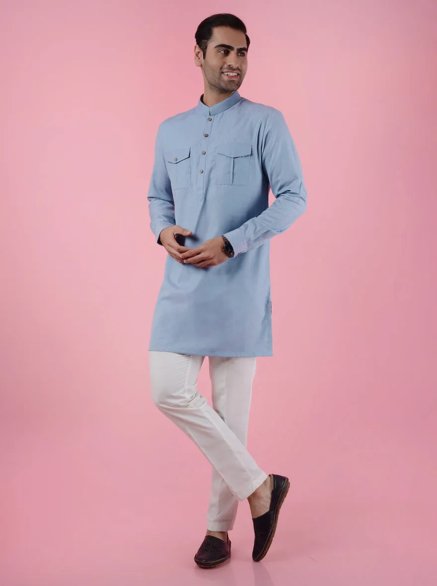 Blue Kurta Pajama | JadeBlue