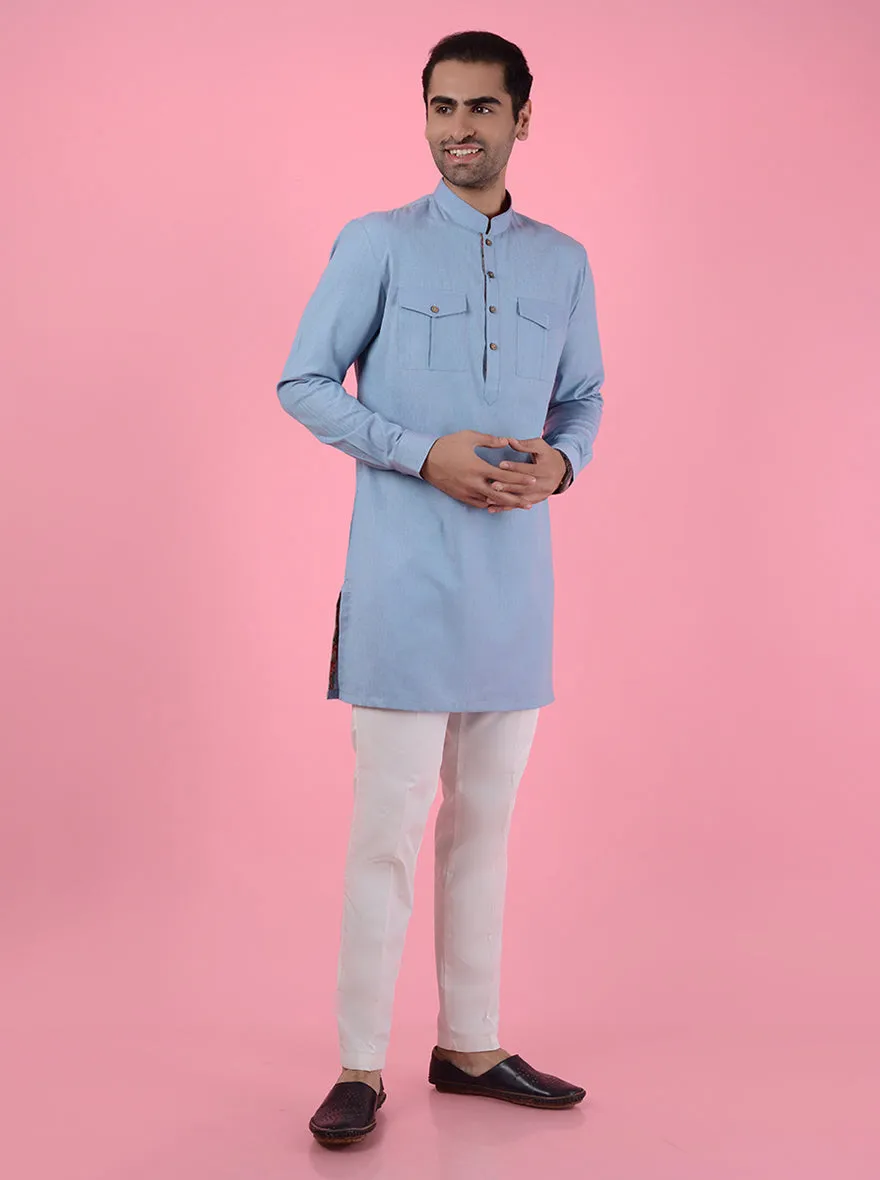 Blue Kurta Pajama | JadeBlue
