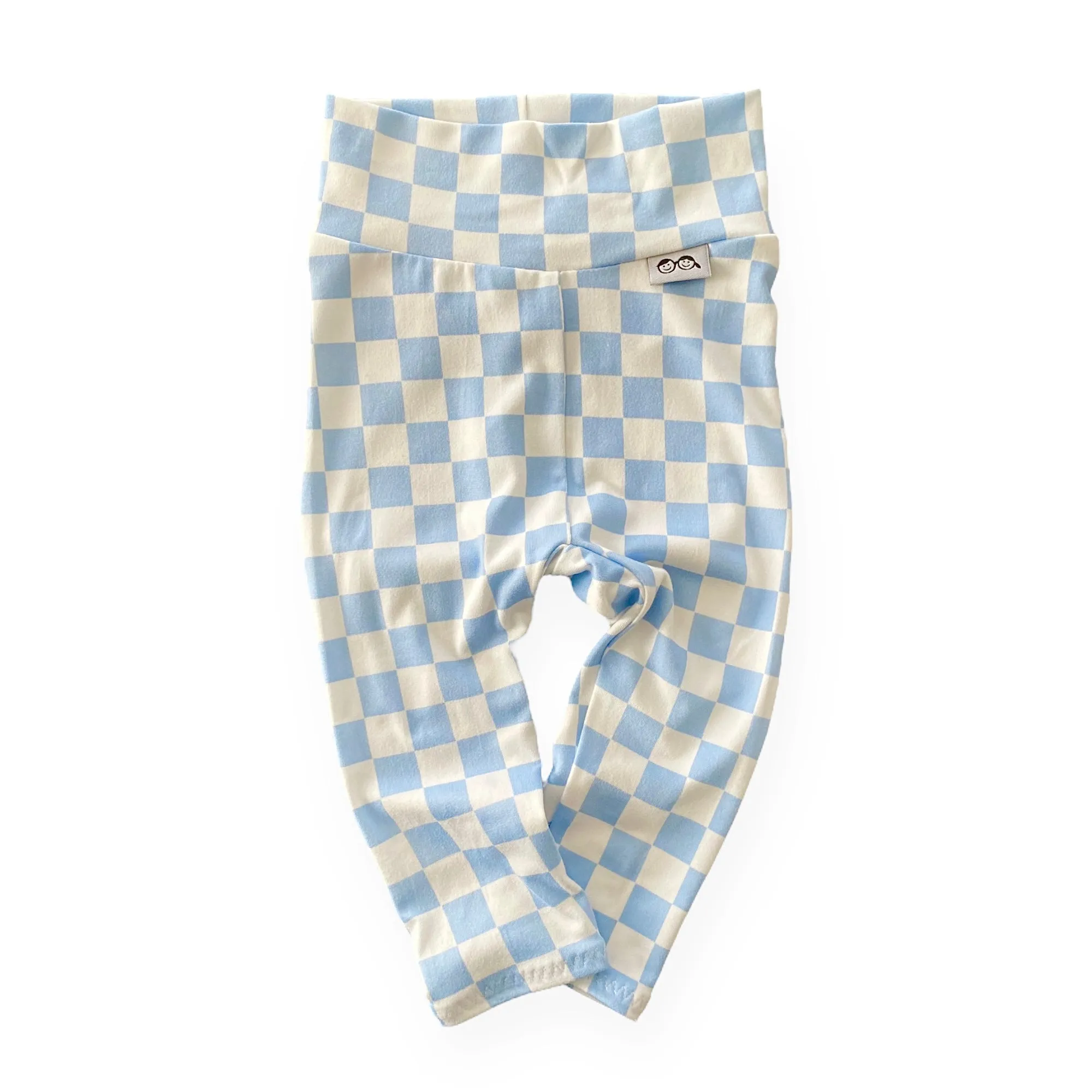 Blue Retro Checkered Lounge Set