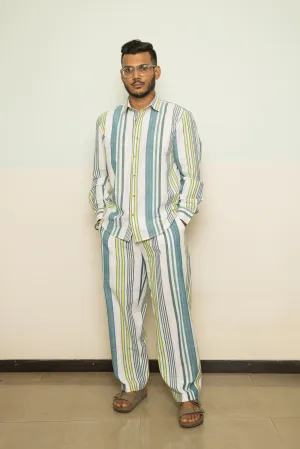 Blue Wanderlust Mens Co-ord