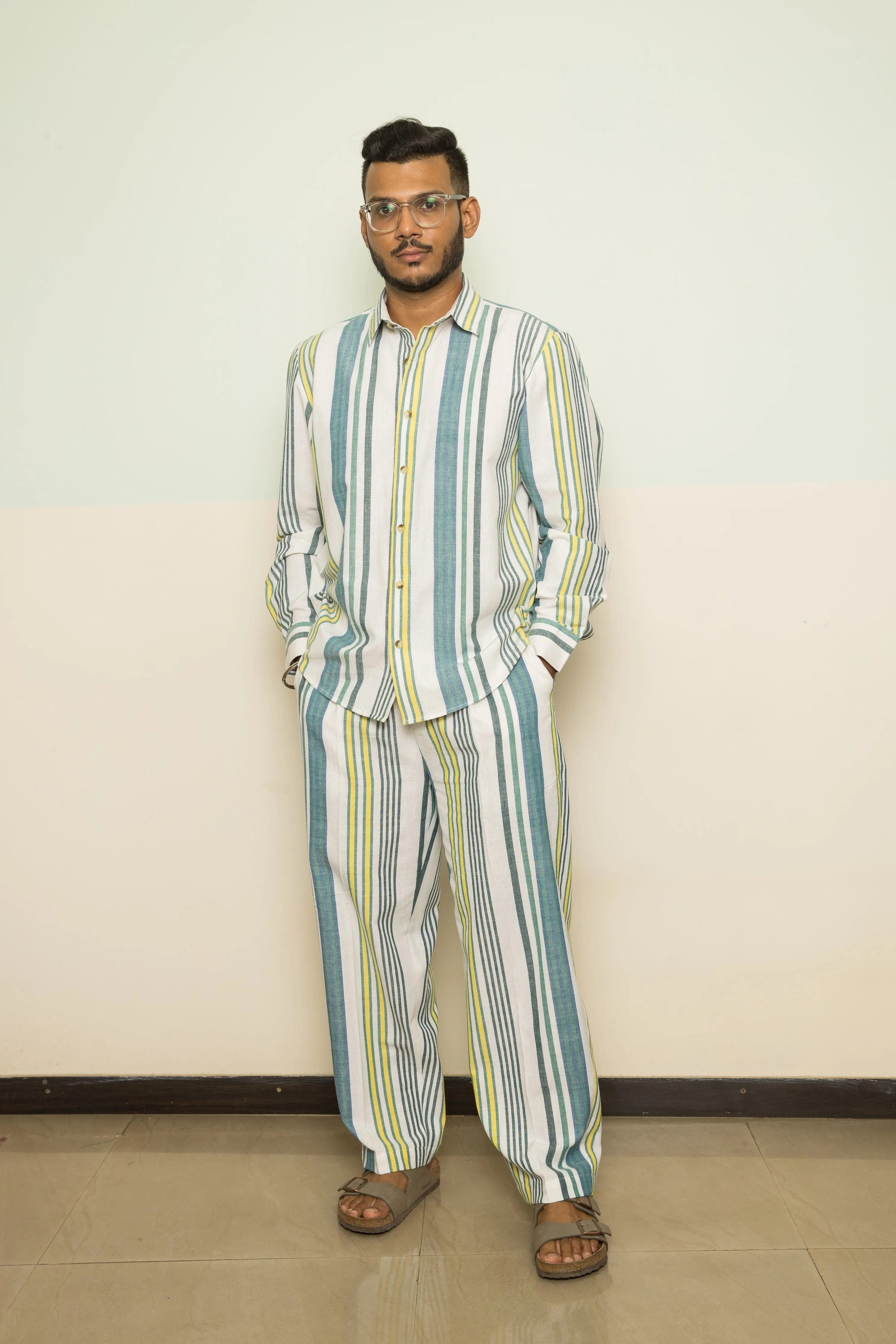Blue Wanderlust Mens Co-ord