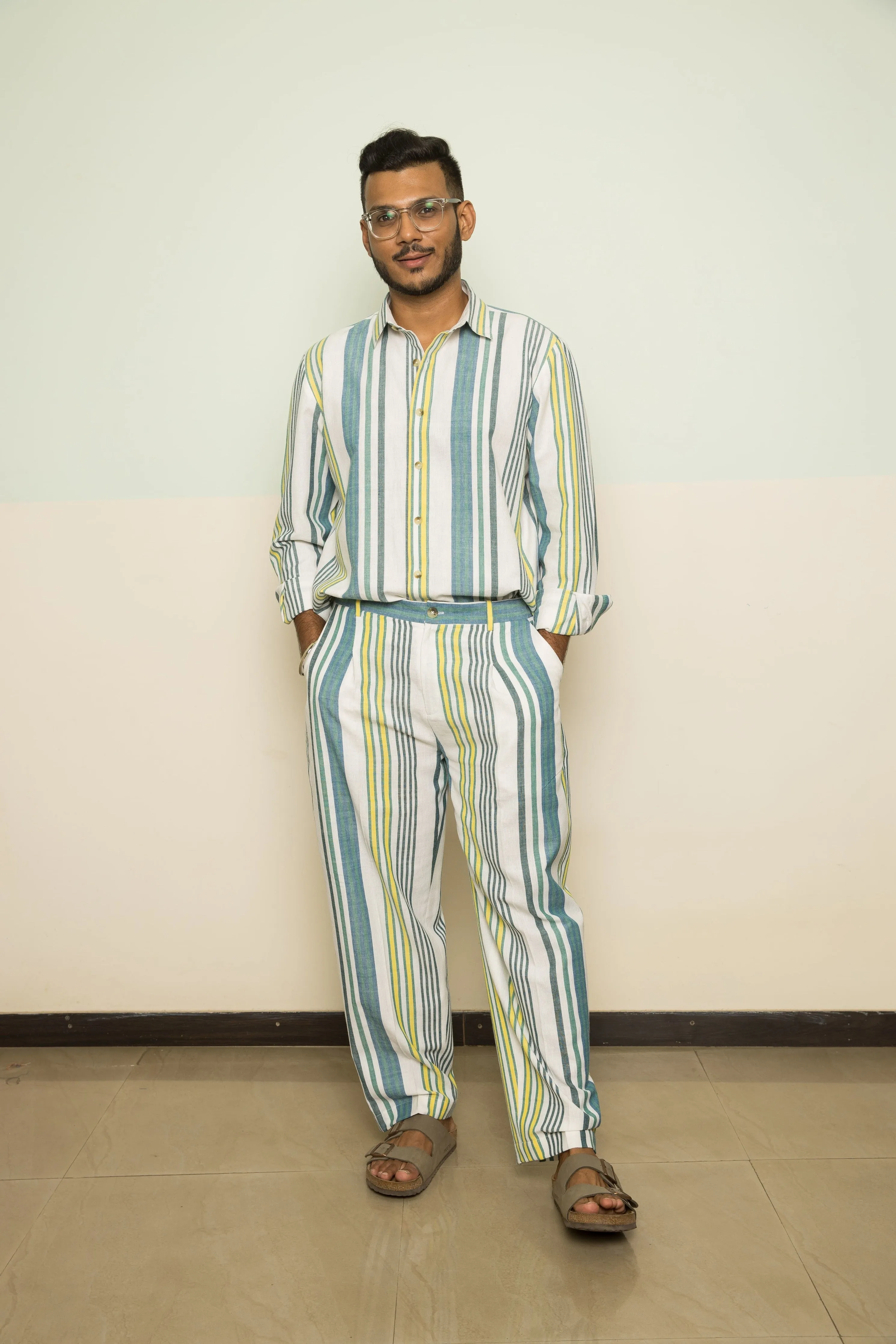 Blue Wanderlust Mens Co-ord