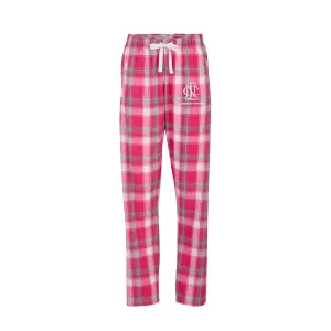 Bluebonnet NCL Ladies Flannel Pants -  Pink Metro