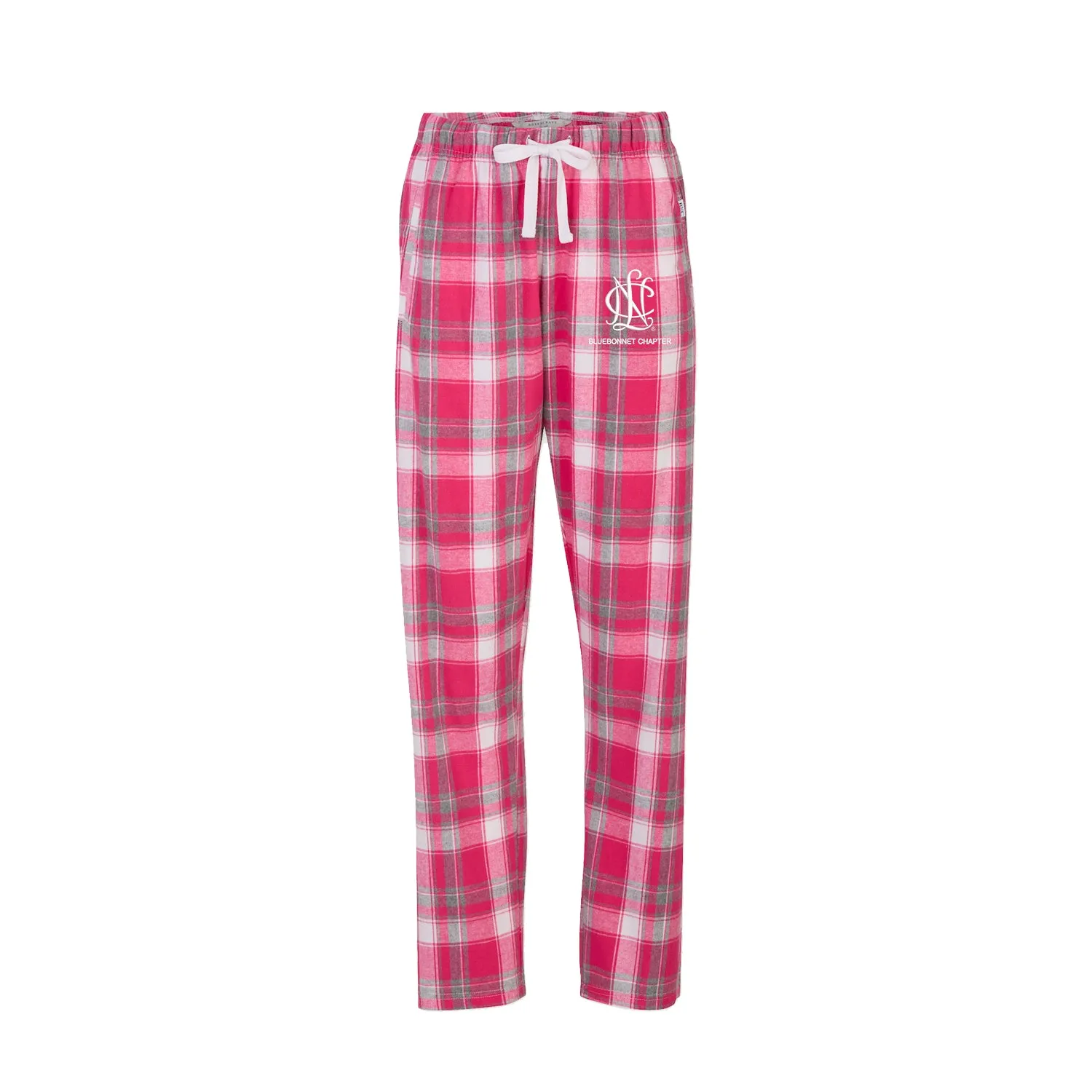 Bluebonnet NCL Ladies Flannel Pants -  Pink Metro