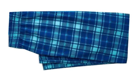 Bluey Character "Family" Design Sky Blue Plaid Pants Family Matching Pajama Set