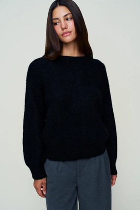 Bobbie Oversized Wool Jumper Natural Fiber Blend