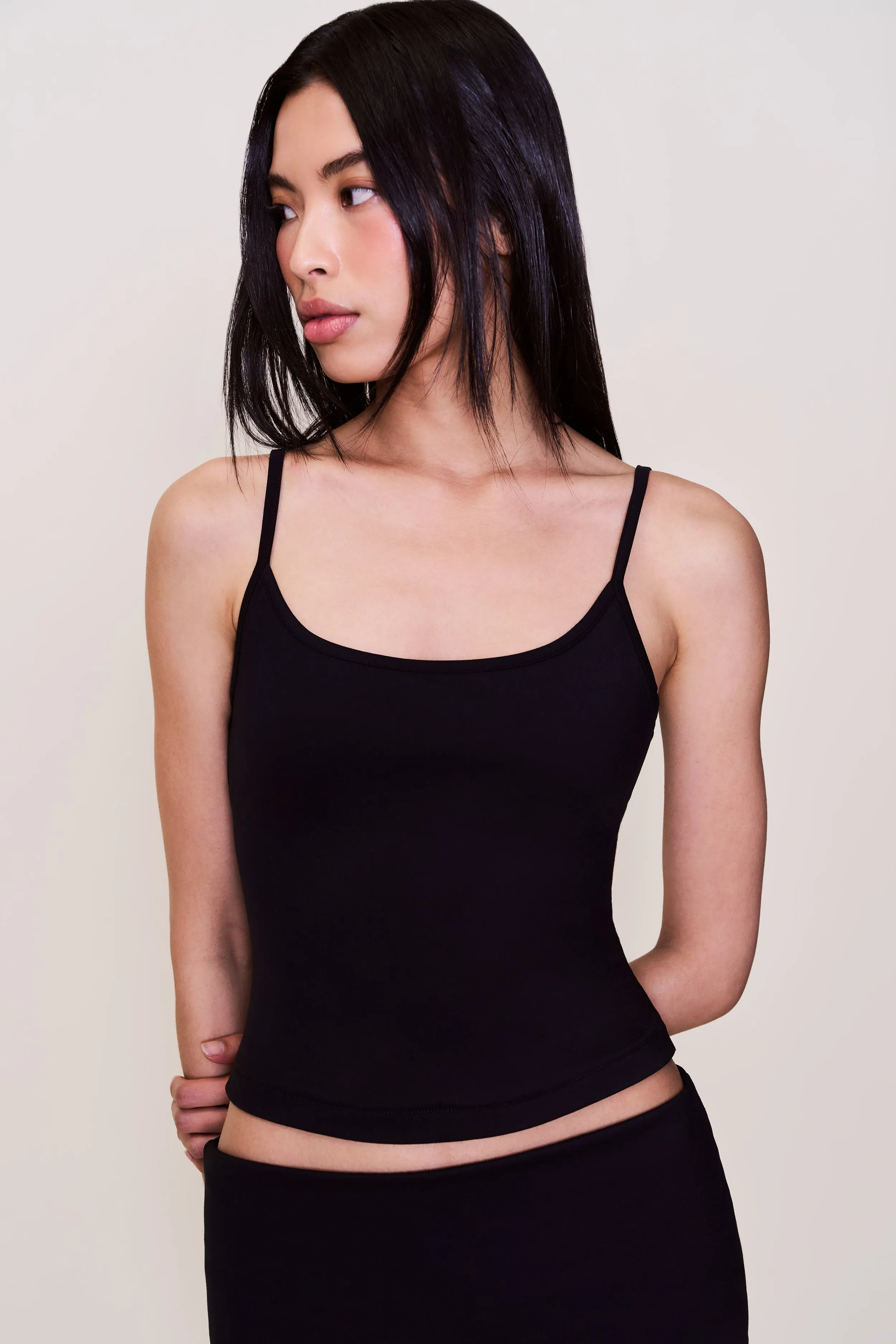 Ribbed Hemline Body Tank