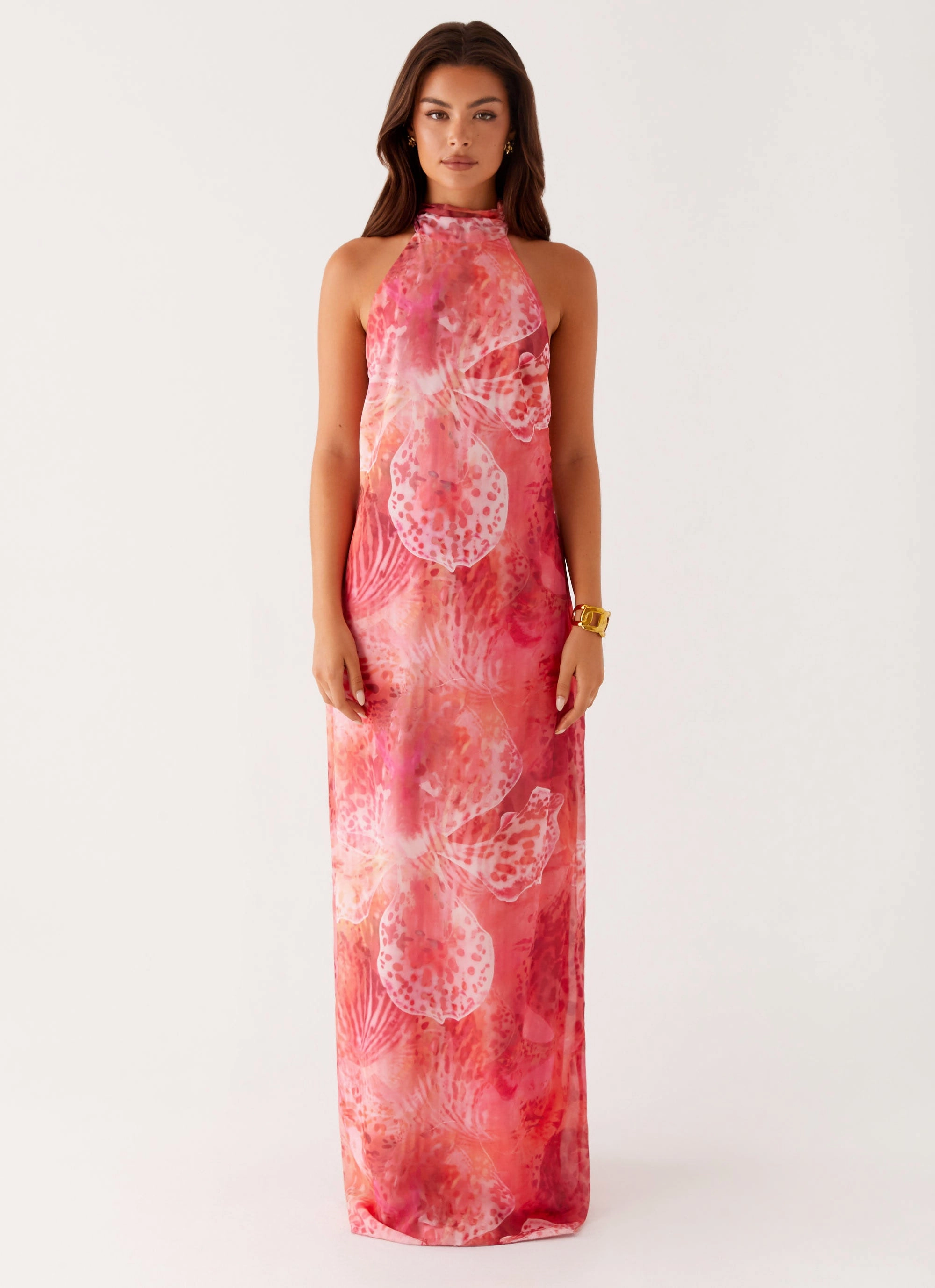 California Maxi Dress - Flamingo Fling Chill Piece