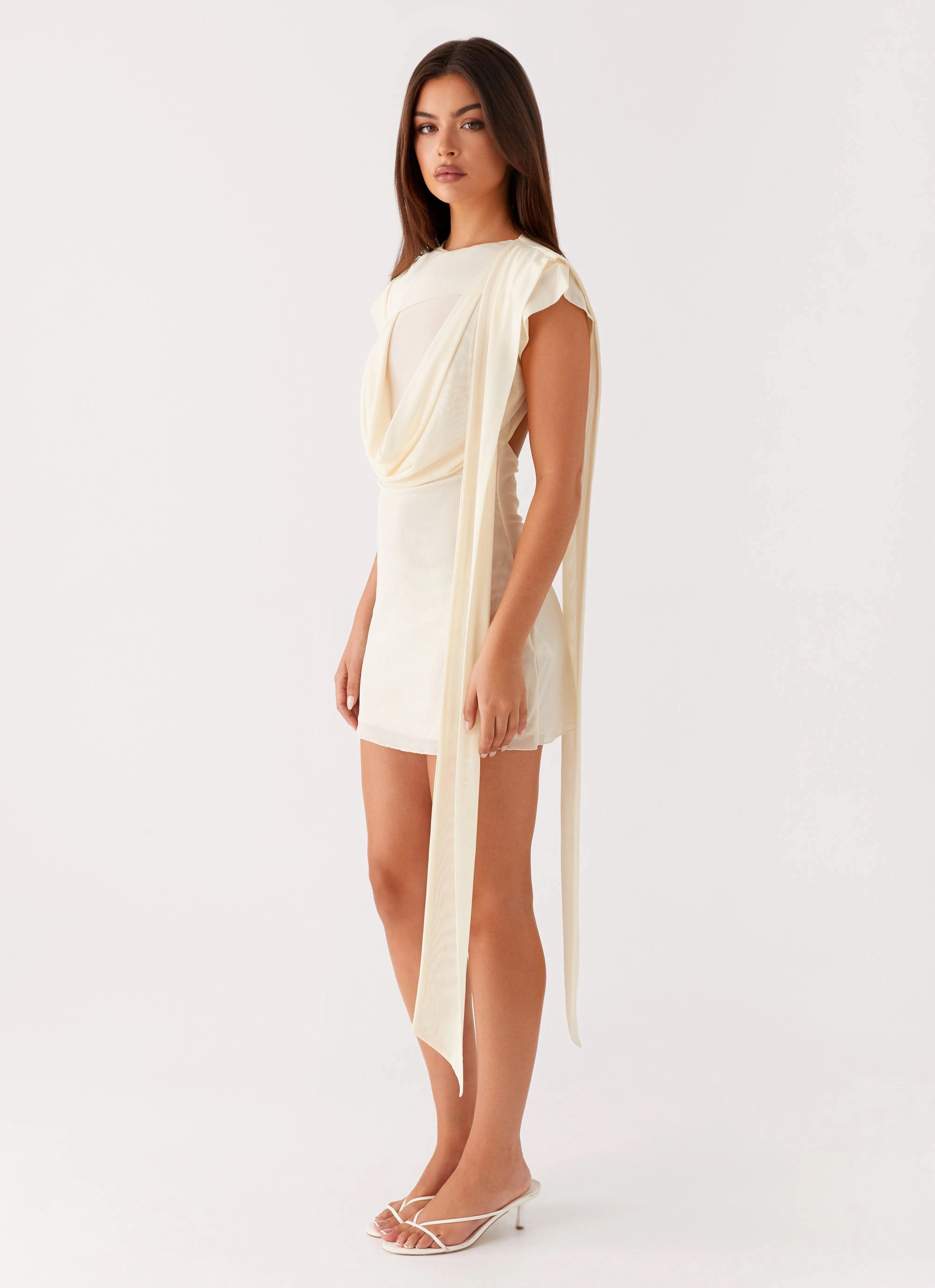 Felipe Mini Dress - Yellow Cozy Finish