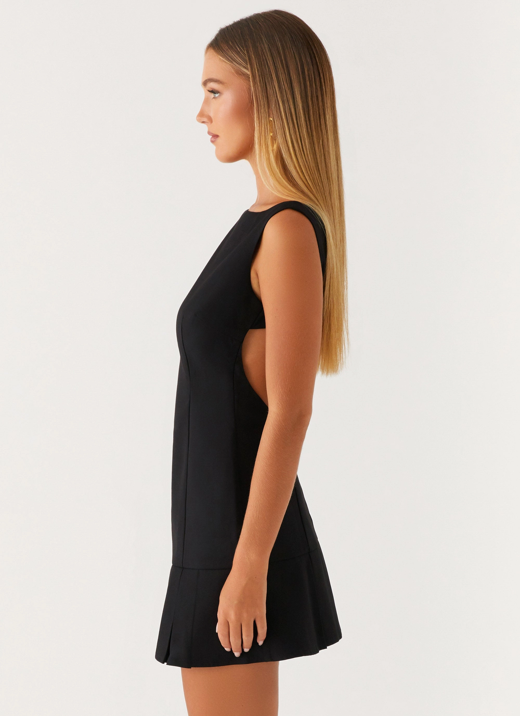 Casual Moments Zavia Mini Dress - Black