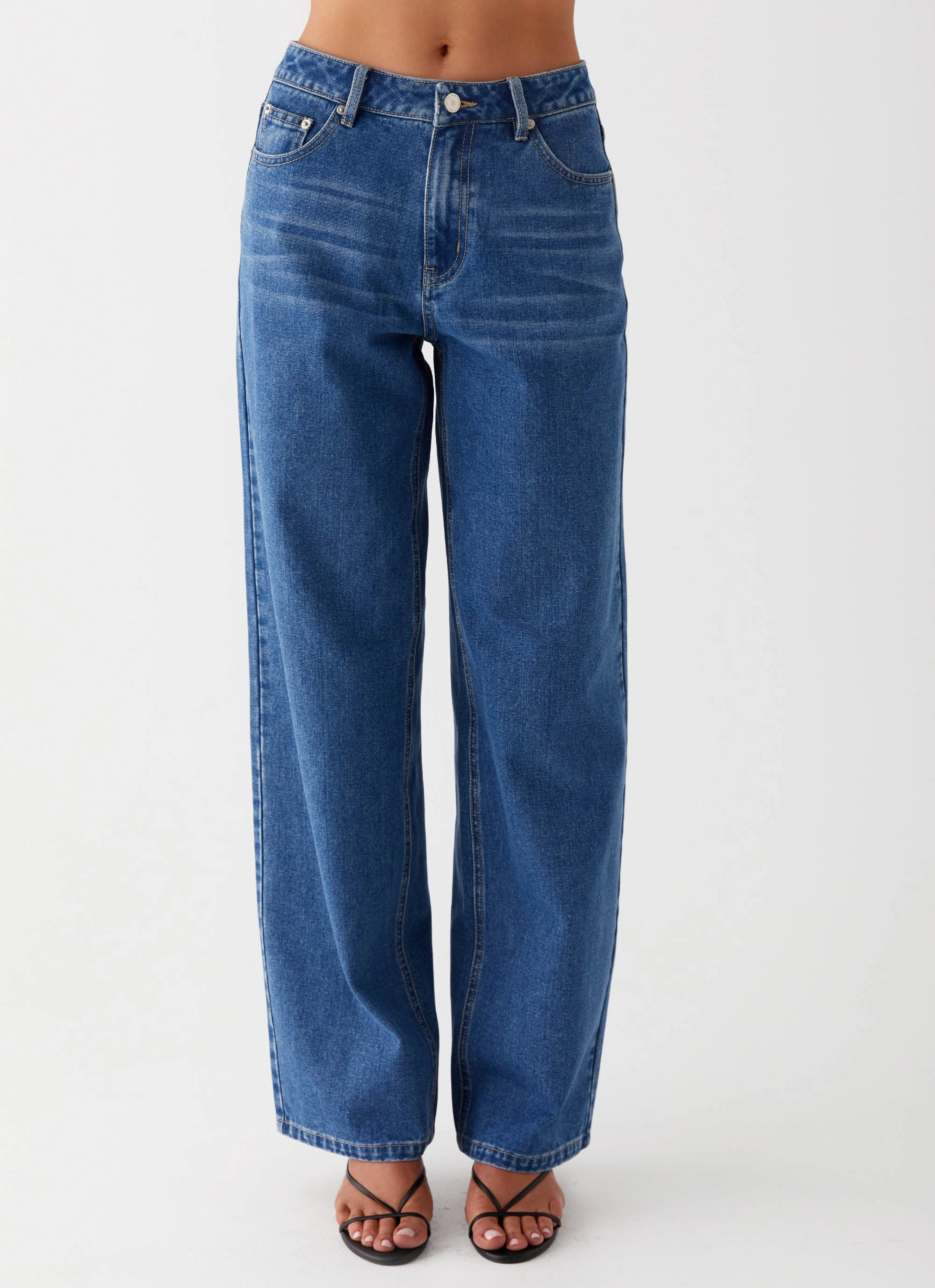 Casual Classic Keanna Low Rise Jeans - Indigo