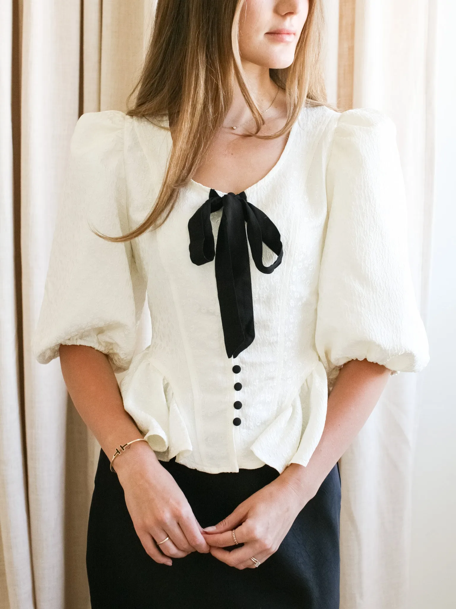 Quick Dry Tech Bonnie Bow Blouse