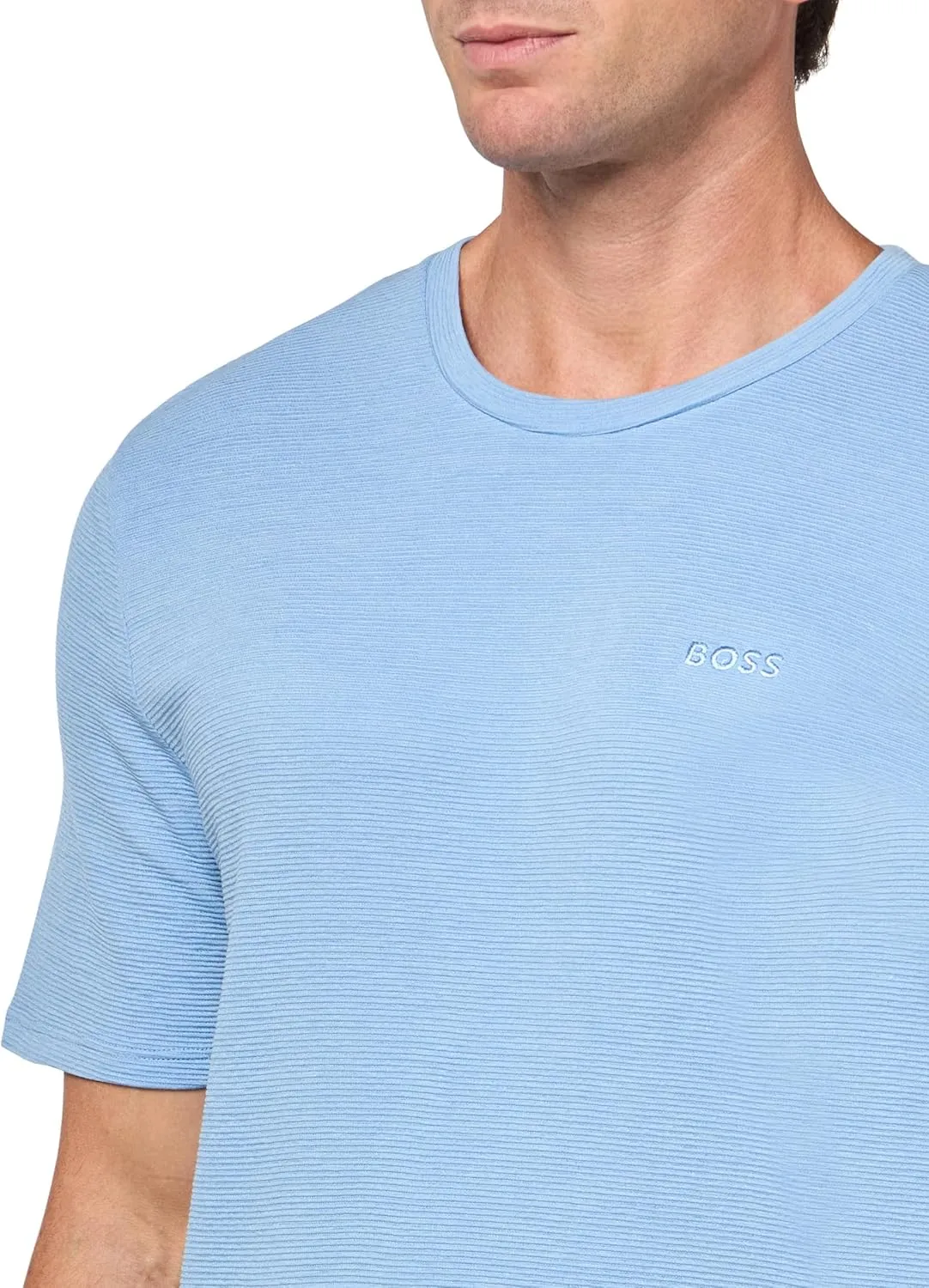 BOSS Men's Soft Ribbed Short Sleeve T-Shirt