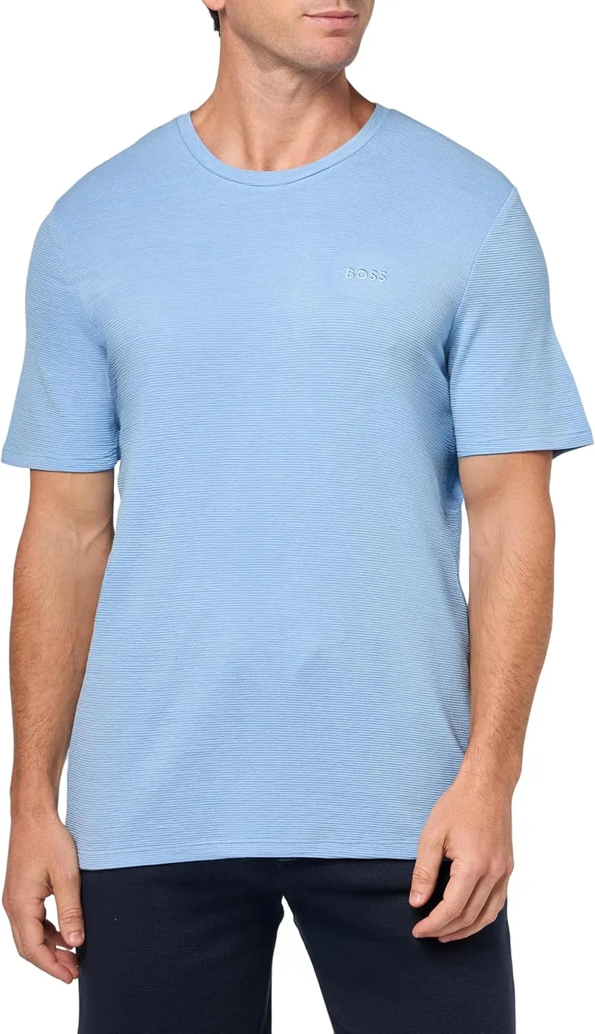 BOSS Men's Soft Ribbed Short Sleeve T-Shirt