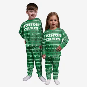 Boston Celtics Toddler Family Holiday Pajamas