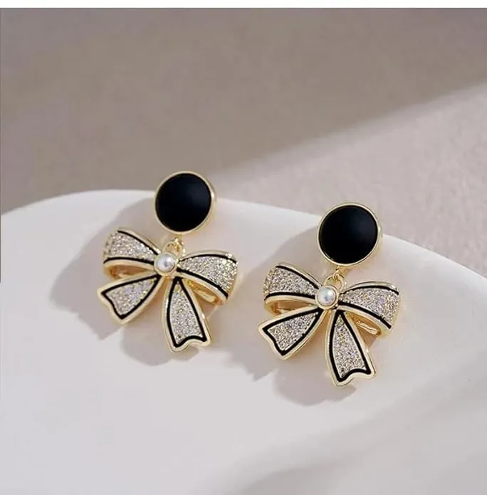 Bow shaped Earrings for women