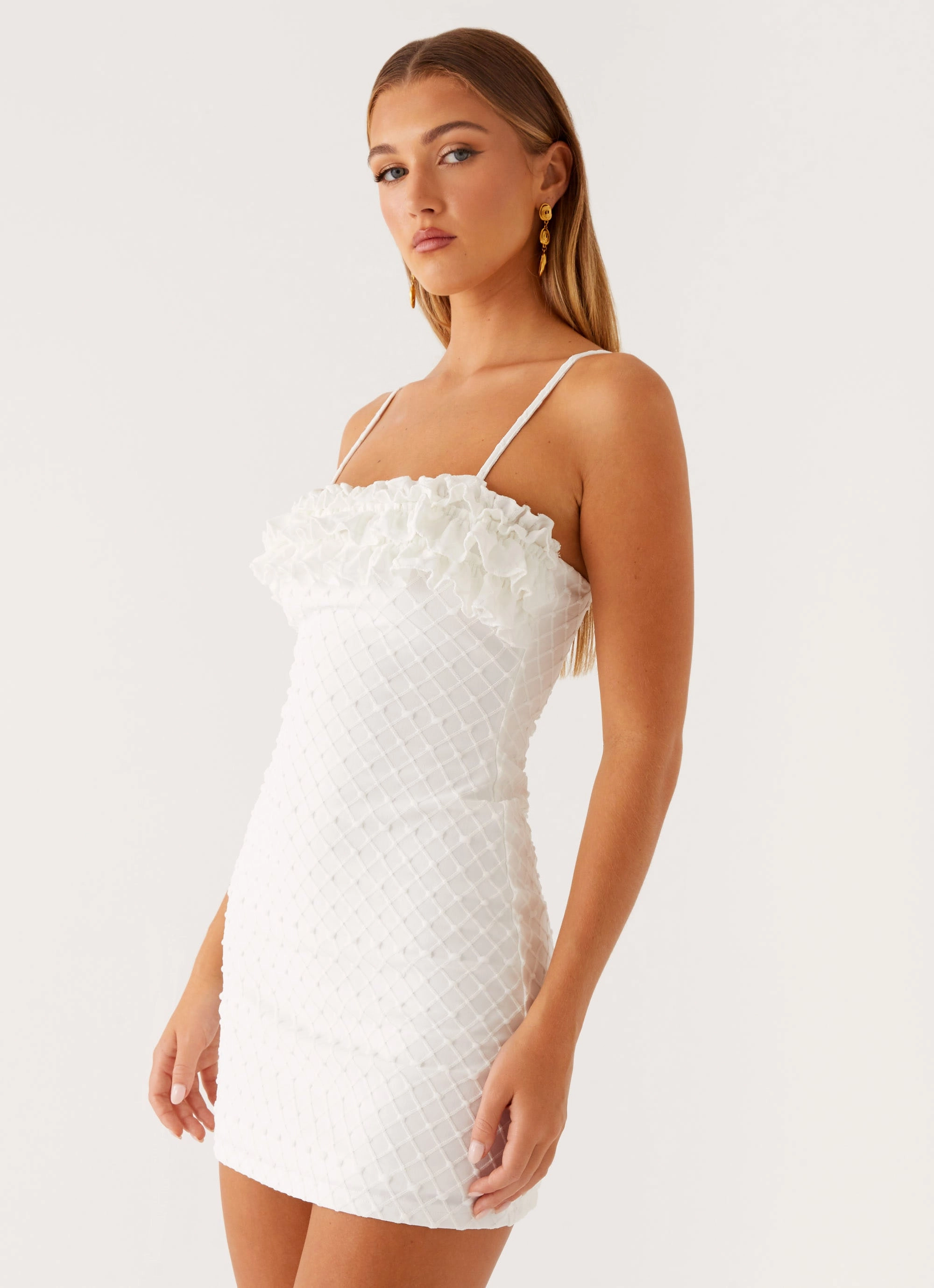 Resale Value Chafe Resistant Bowden Mini Dress - Ivory