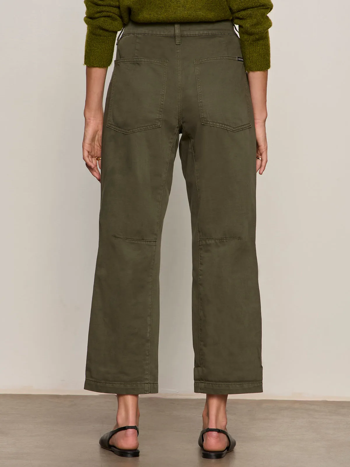 High-rise waist Boyfriend Utility Pant Kalamata Petite Sizing