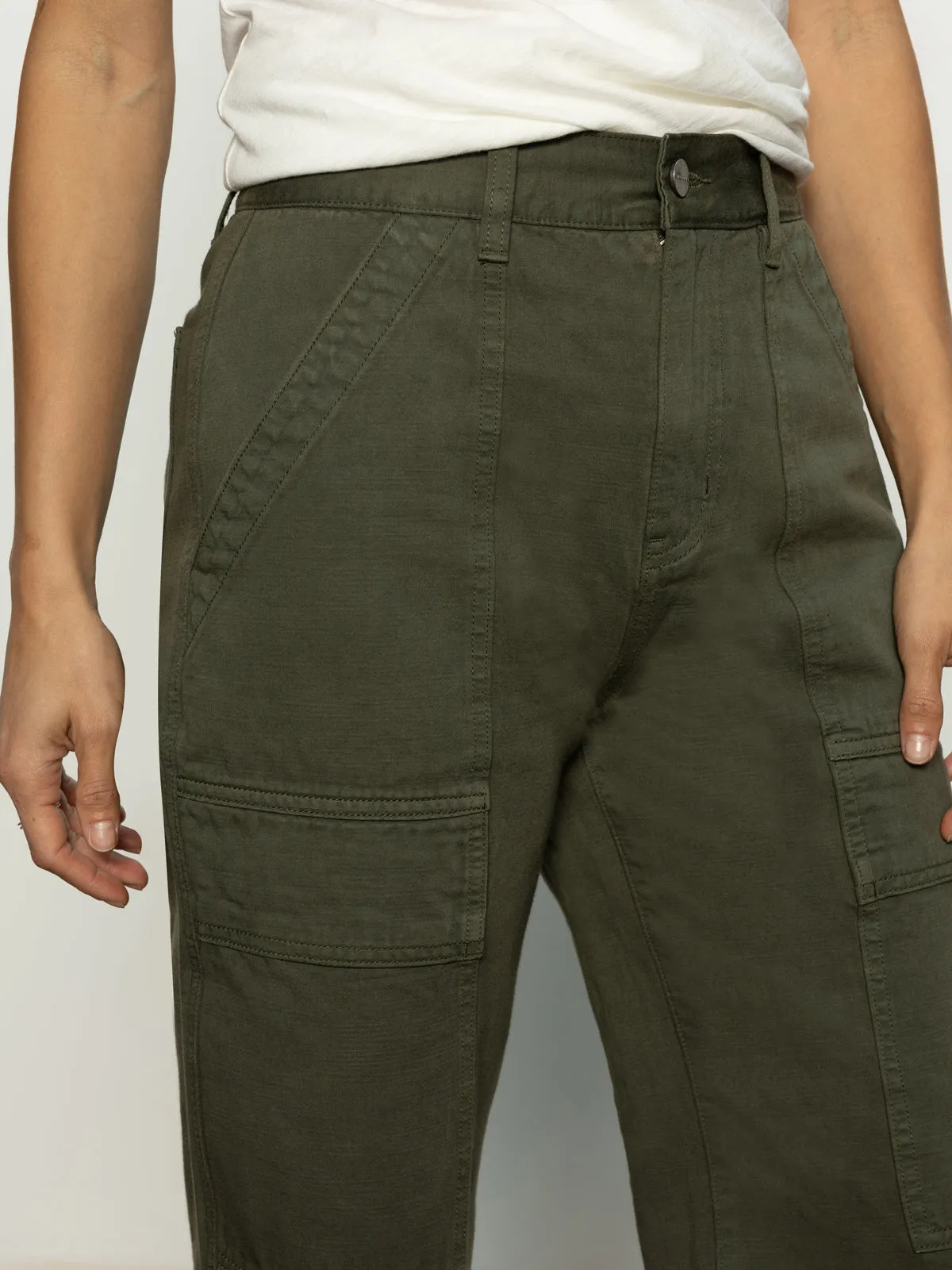 Boyfriend Utility Pant Kalamata Daily Comfort Fit